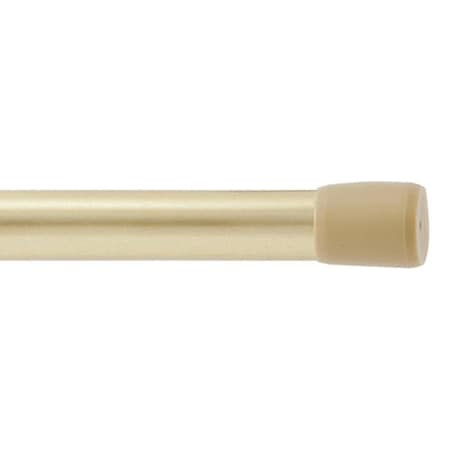 KN611 Spring Tension Rod, 58 In Dia, 28 To 48 In L, Brass